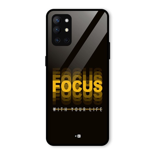 Focus Life Glass Back Case for OnePlus 9R