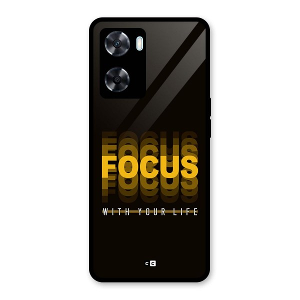 Focus Life Glass Back Case for Oppo A77