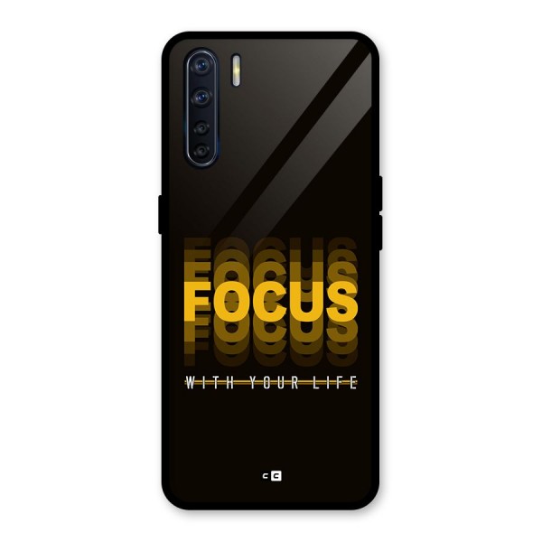 Focus Life Glass Back Case for Oppo F15