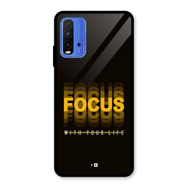 Focus Life Glass Back Case for Redmi 9 Power