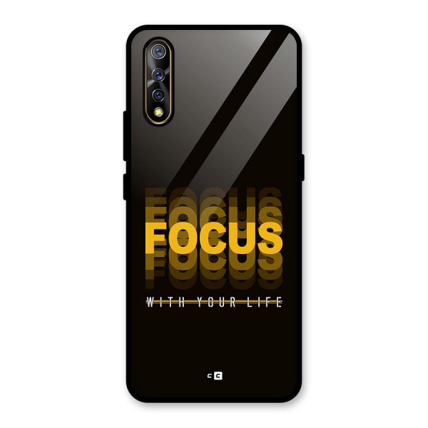 Focus Life Glass Back Case for Vivo S1
