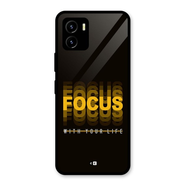 Focus Life Glass Back Case for Vivo Y15s