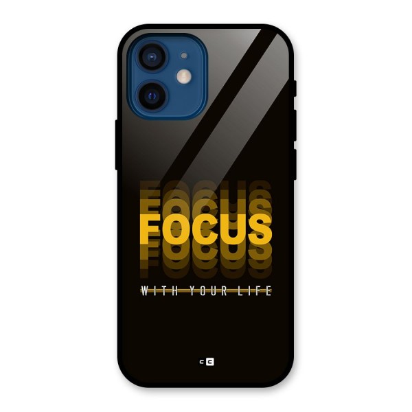 Focus Life Glass Back Case for iPhone 12 Mini