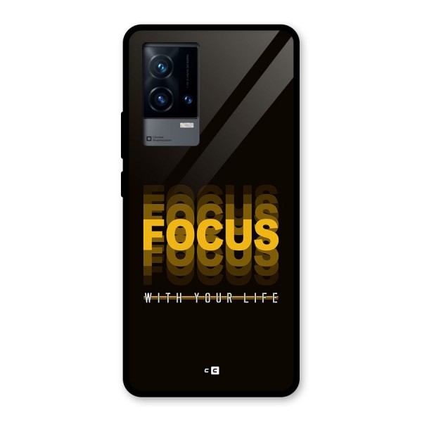 Focus Life Glass Back Case for iQOO 9 5G