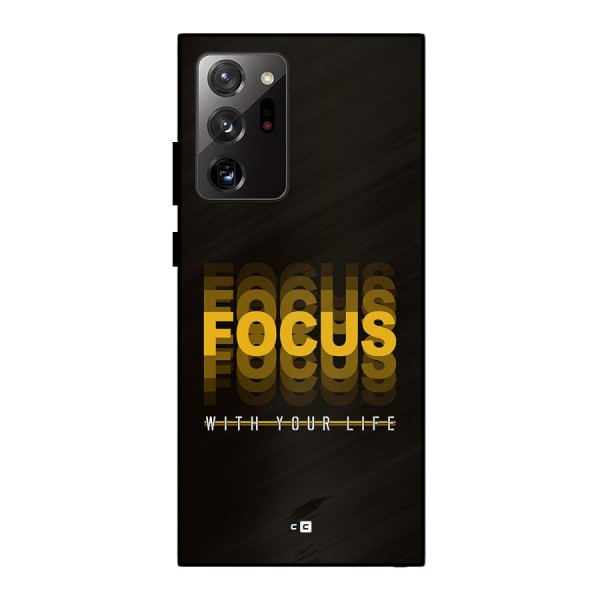 Focus Life Metal Back Case for Galaxy Note 20 Ultra