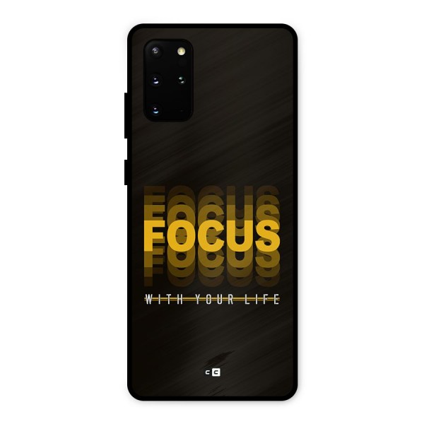 Focus Life Metal Back Case for Galaxy S20 Plus