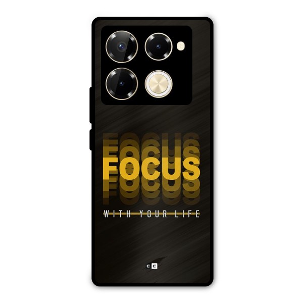 Focus Life Metal Back Case for Infinix Note 40 Pro Plus