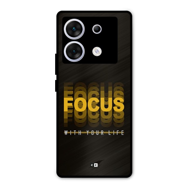 Focus Life Metal Back Case for Infinix Zero 30 5G