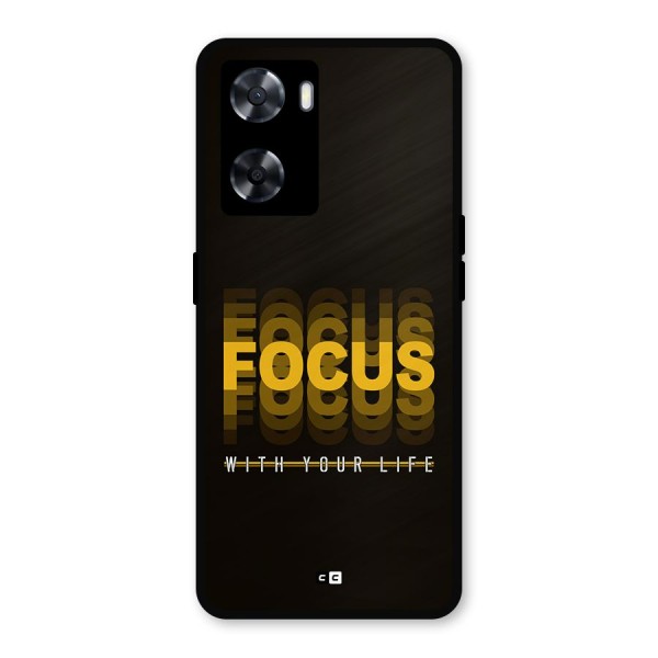 Focus Life Metal Back Case for Oppo A57 2022