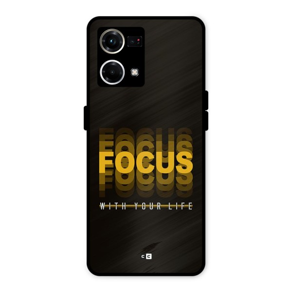Focus Life Metal Back Case for Oppo F21s Pro 4G