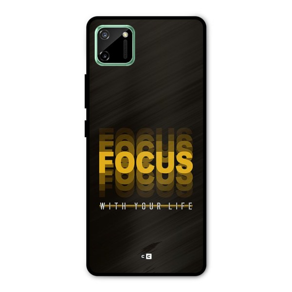Focus Life Metal Back Case for Realme C11