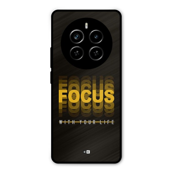 Focus Life Metal Back Case for Realme P1 Pro