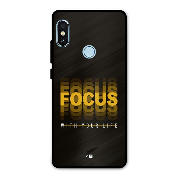 Focus Life Metal Back Case for Redmi Note 5 Pro