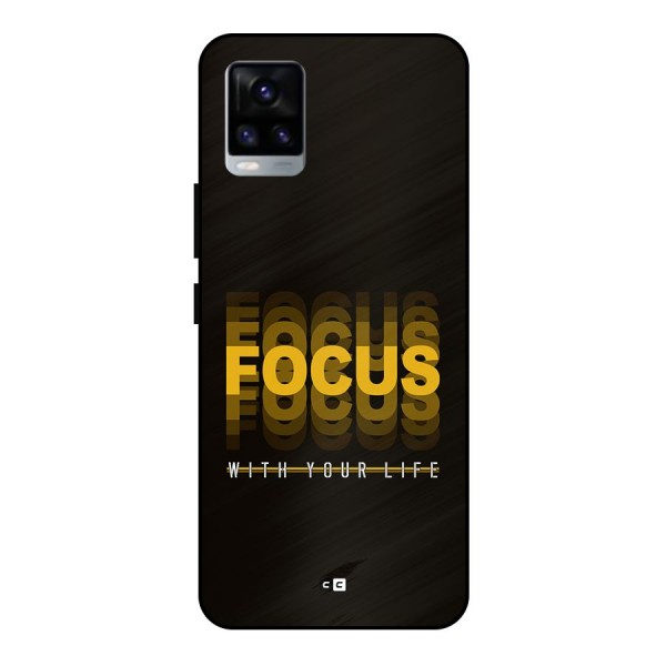 Focus Life Metal Back Case for Vivo V20