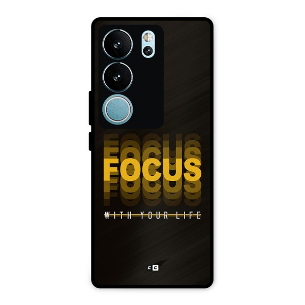 Focus Life Metal Back Case for Vivo V29