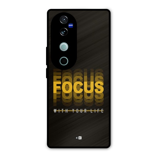 Focus Life Metal Back Case for Vivo V40