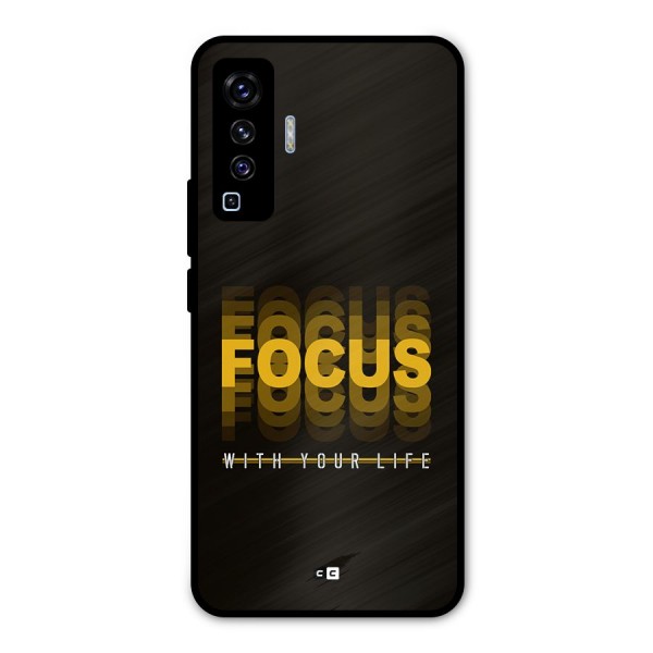 Focus Life Metal Back Case for Vivo X50