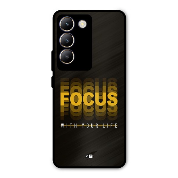 Focus Life Metal Back Case for Vivo Y200e