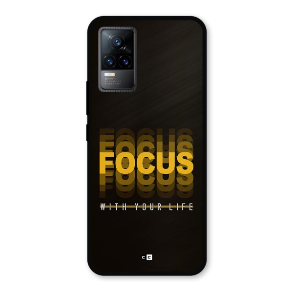 Focus Life Metal Back Case for Vivo Y73