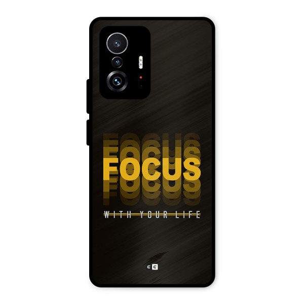Focus Life Metal Back Case for Xiaomi 11T Pro