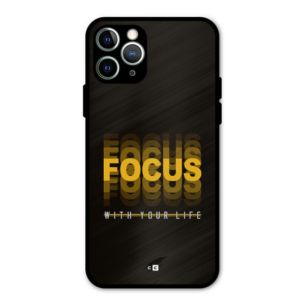 Focus Life Metal Back Case for iPhone 11 Pro Max