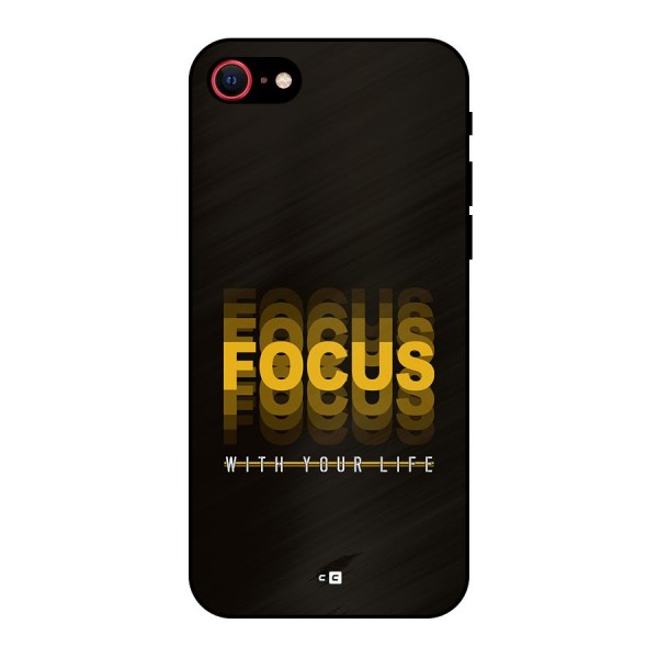 Focus Life Metal Back Case for iPhone 7