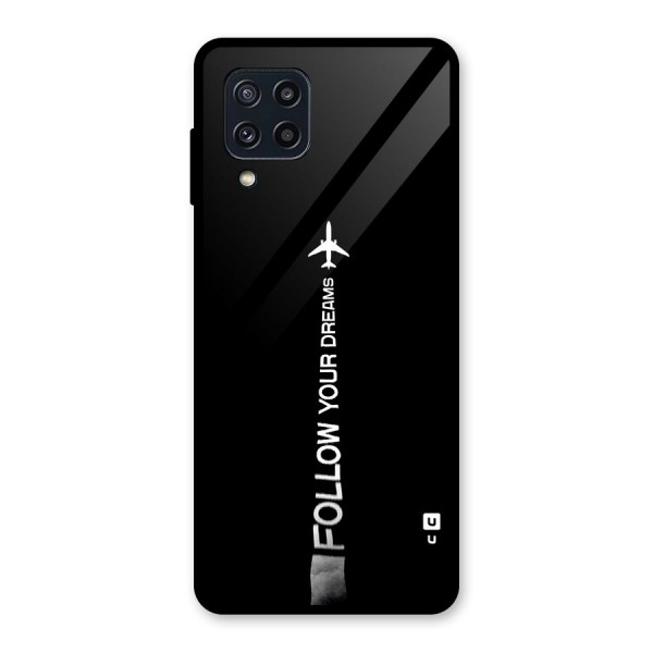 Follow Your Dream Glass Back Case for Galaxy M32