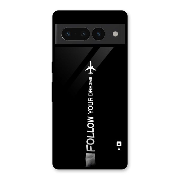 Follow Your Dream Glass Back Case for Google Pixel 7 Pro