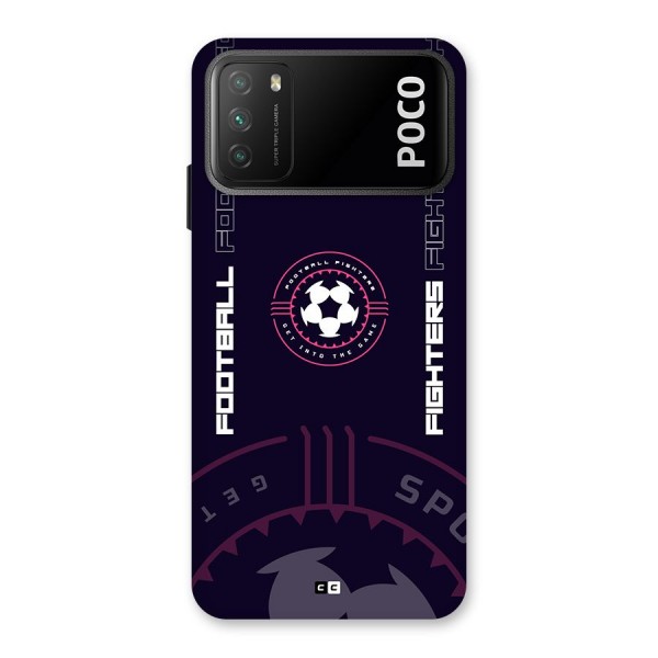 Football Fighters Back Case for Poco M3