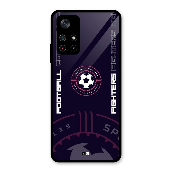 Football Fighters Glass Back Case for Poco M4 Pro 5G
