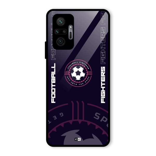 Football Fighters Glass Back Case for Redmi Note 10 Pro Max