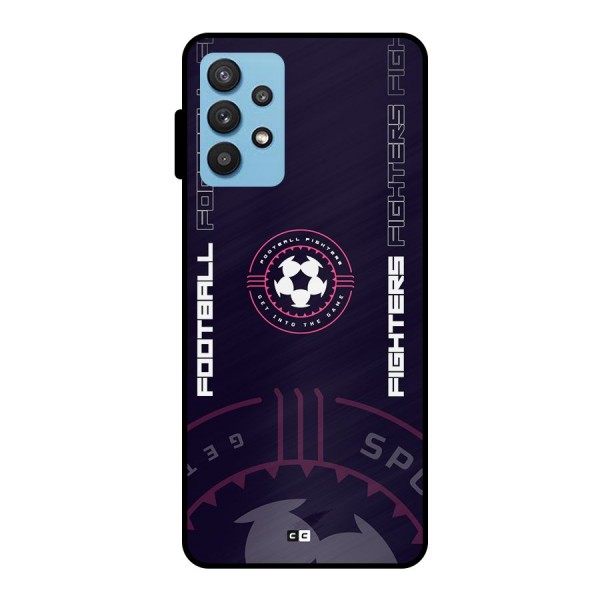 Football Fighters Metal Back Case for Galaxy M32 5G