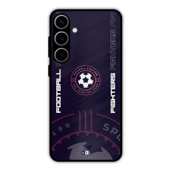 Football Fighters Metal Back Case for Galaxy S24 Plus