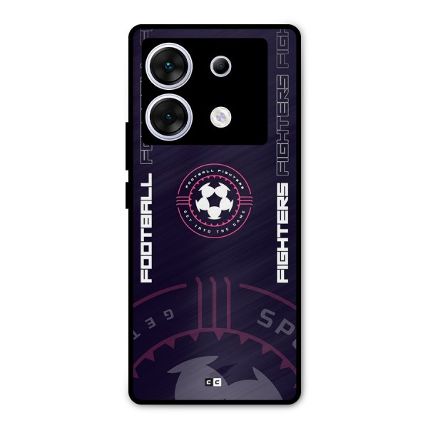 Football Fighters Metal Back Case for Infinix Zero 30 5G
