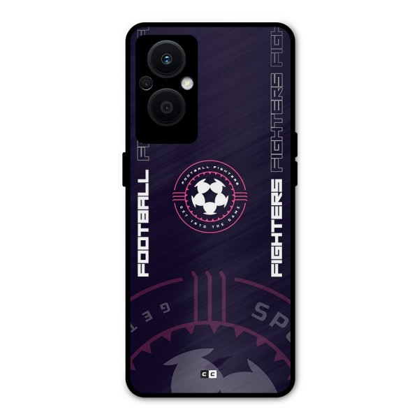 Football Fighters Metal Back Case for Oppo F21s Pro 5G