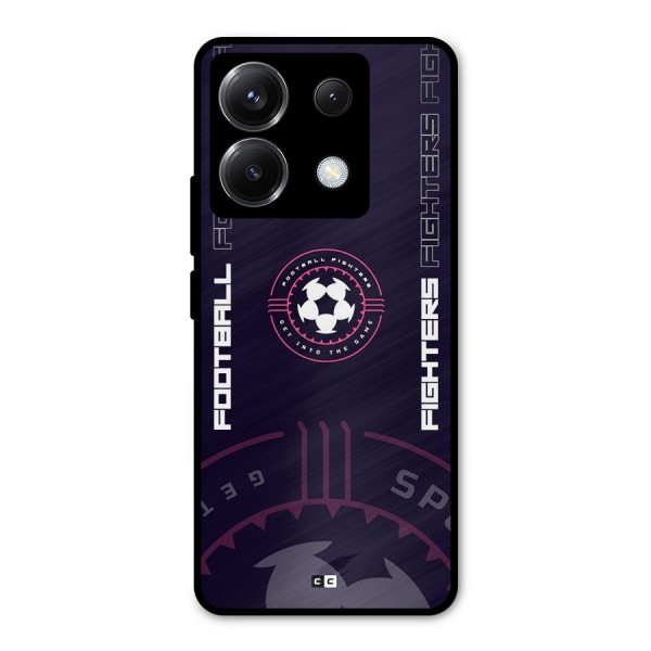 Football Fighters Metal Back Case for Poco X6