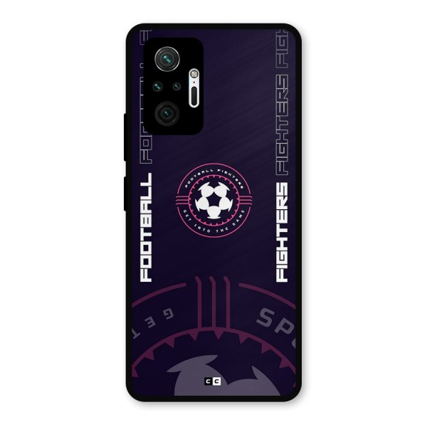 Football Fighters Metal Back Case for Redmi Note 10 Pro