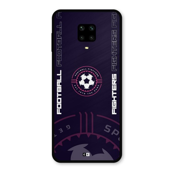 Football Fighters Metal Back Case for Redmi Note 9 Pro Max
