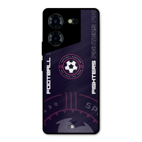 Football Fighters Metal Back Case for Tecno Pova 5 Pro 5G