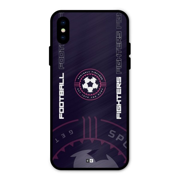 Football Fighters Metal Back Case for iPhone XS
