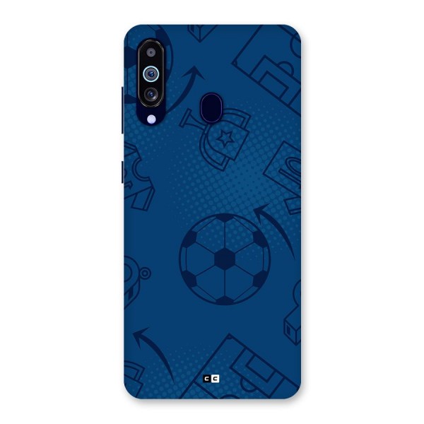 Football Texture Back Case for Galaxy A60