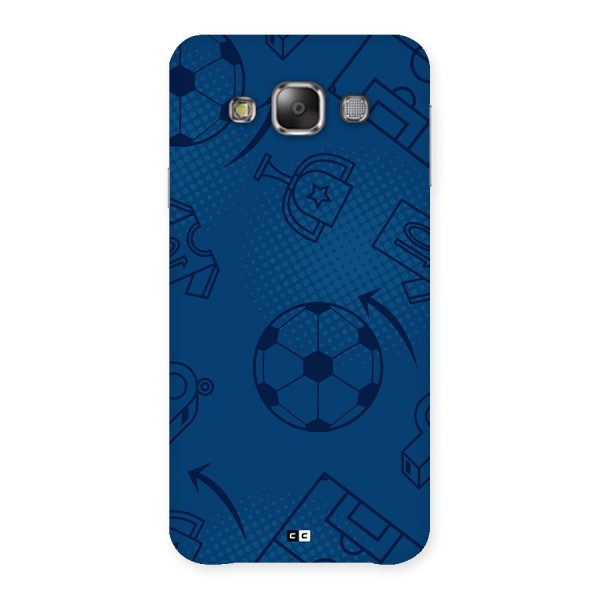 Football Texture Back Case for Galaxy E7