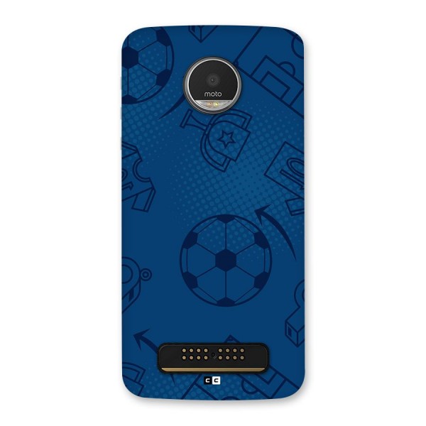 Football Texture Back Case for Moto Z Play