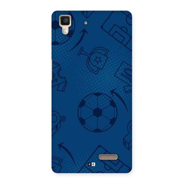 Football Texture Back Case for Oppo R7