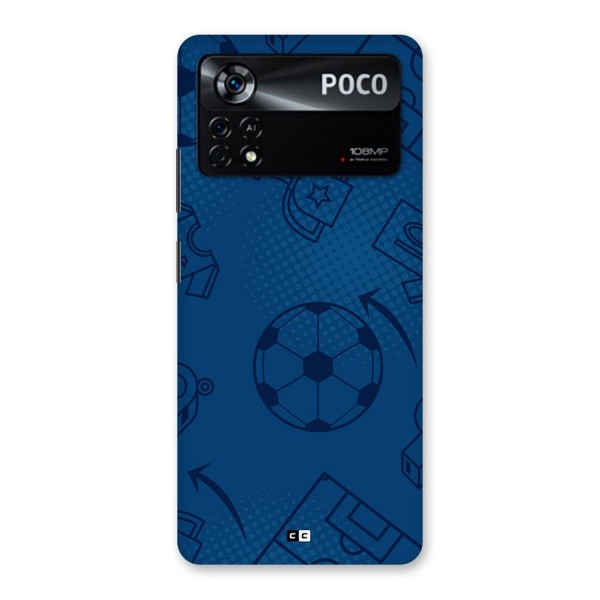 Football Texture Back Case for Poco X4 Pro 5G