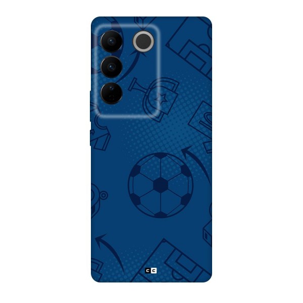 Football Texture Back Case for Vivo V27