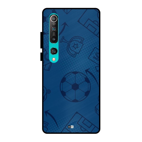 Football Texture Metal Back Case for Mi 10