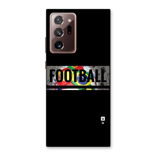 Football Typography Back Case for Galaxy Note 20 Ultra