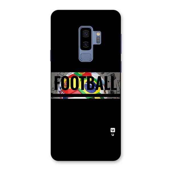 Football Typography Back Case for Galaxy S9 Plus