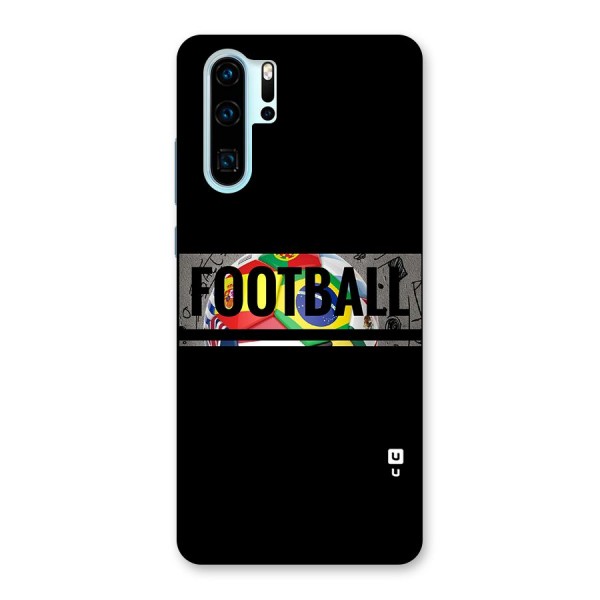 Football Typography Back Case for Huawei P30 Pro